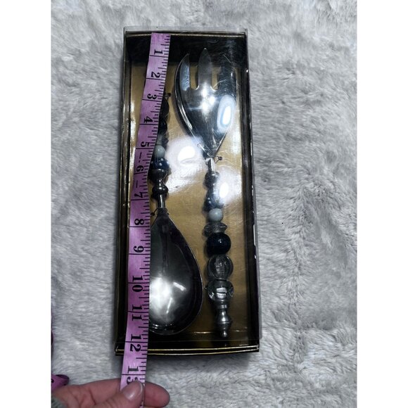 Biltmore large serving set spoon fork multicolored - Picture 5 of 5